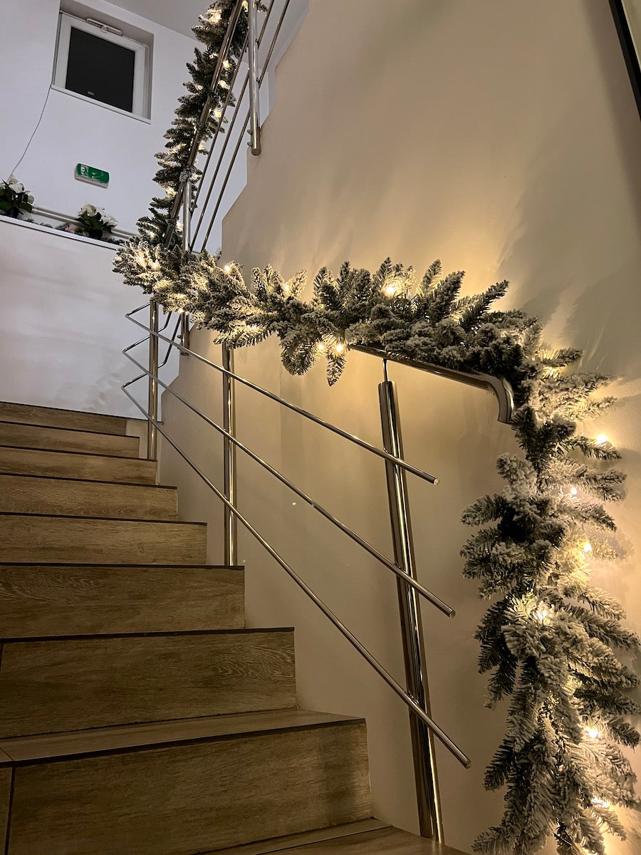 Ghirlanda Flock LED conector 270 cm/30 cm