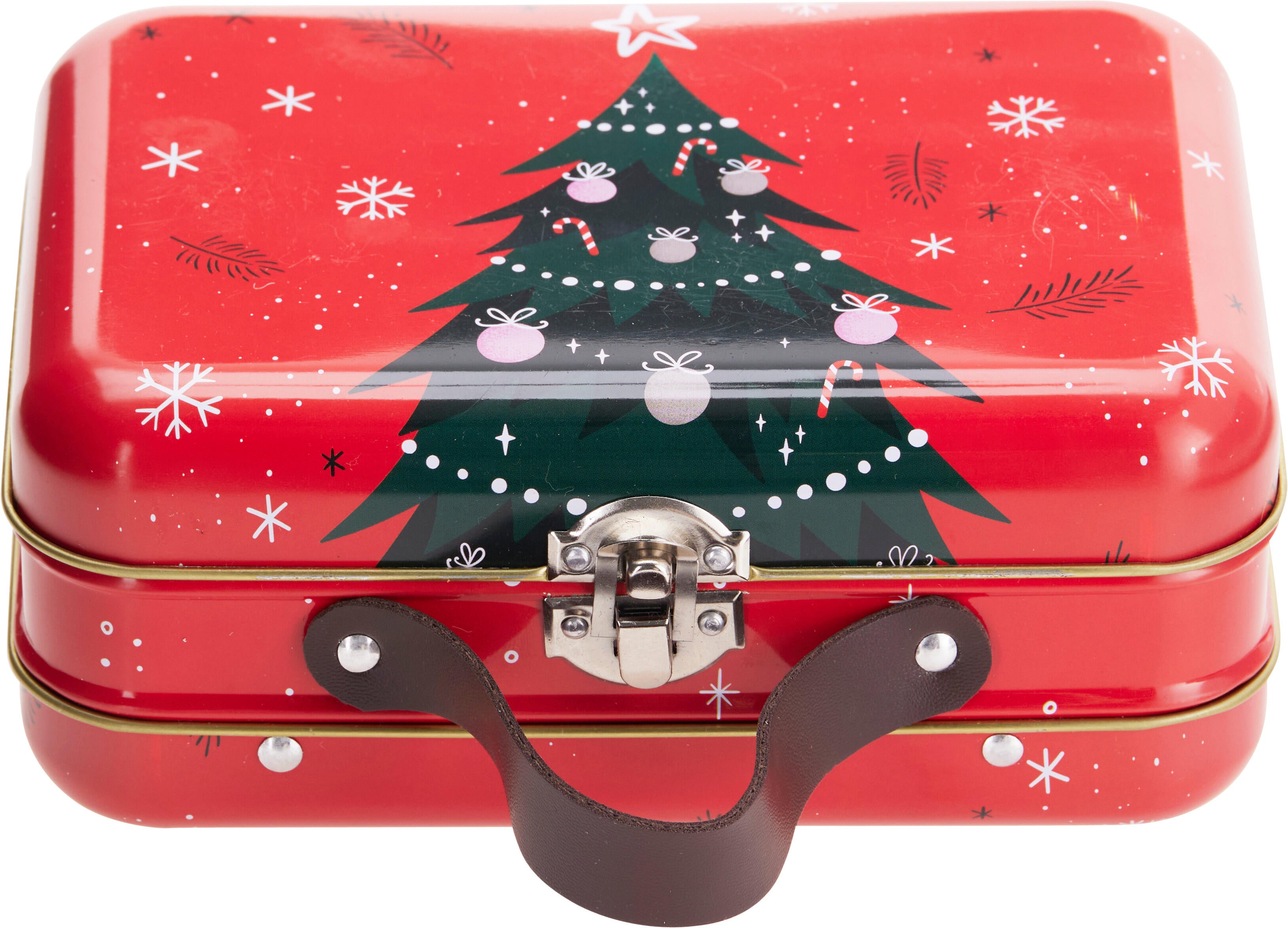 Decoratiune Craciun set 4 valize 17x12x7 cm