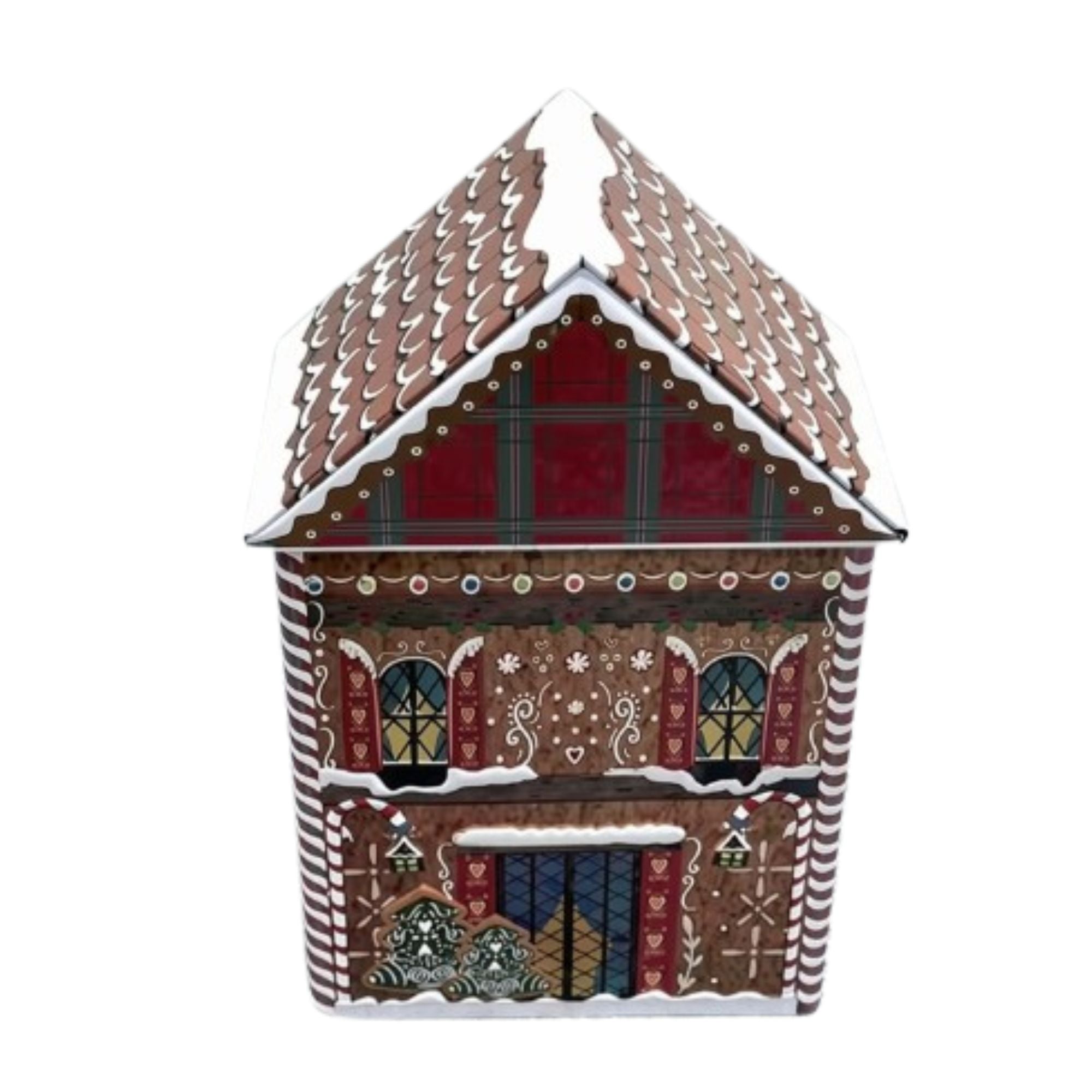 Decoratiune Craciun cutie casuta de turta dulce 21 cm