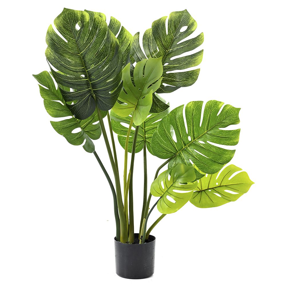 Monstera artificiala in ghiveci de plastic 70 cm