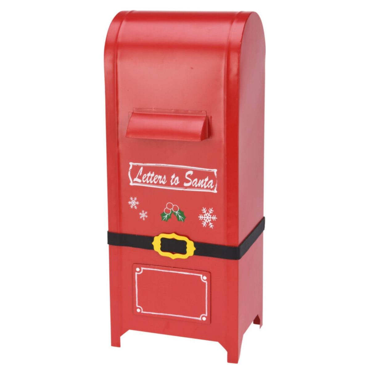 Decoratiune cutie postala Letters to Santa, metalica, 50 cm