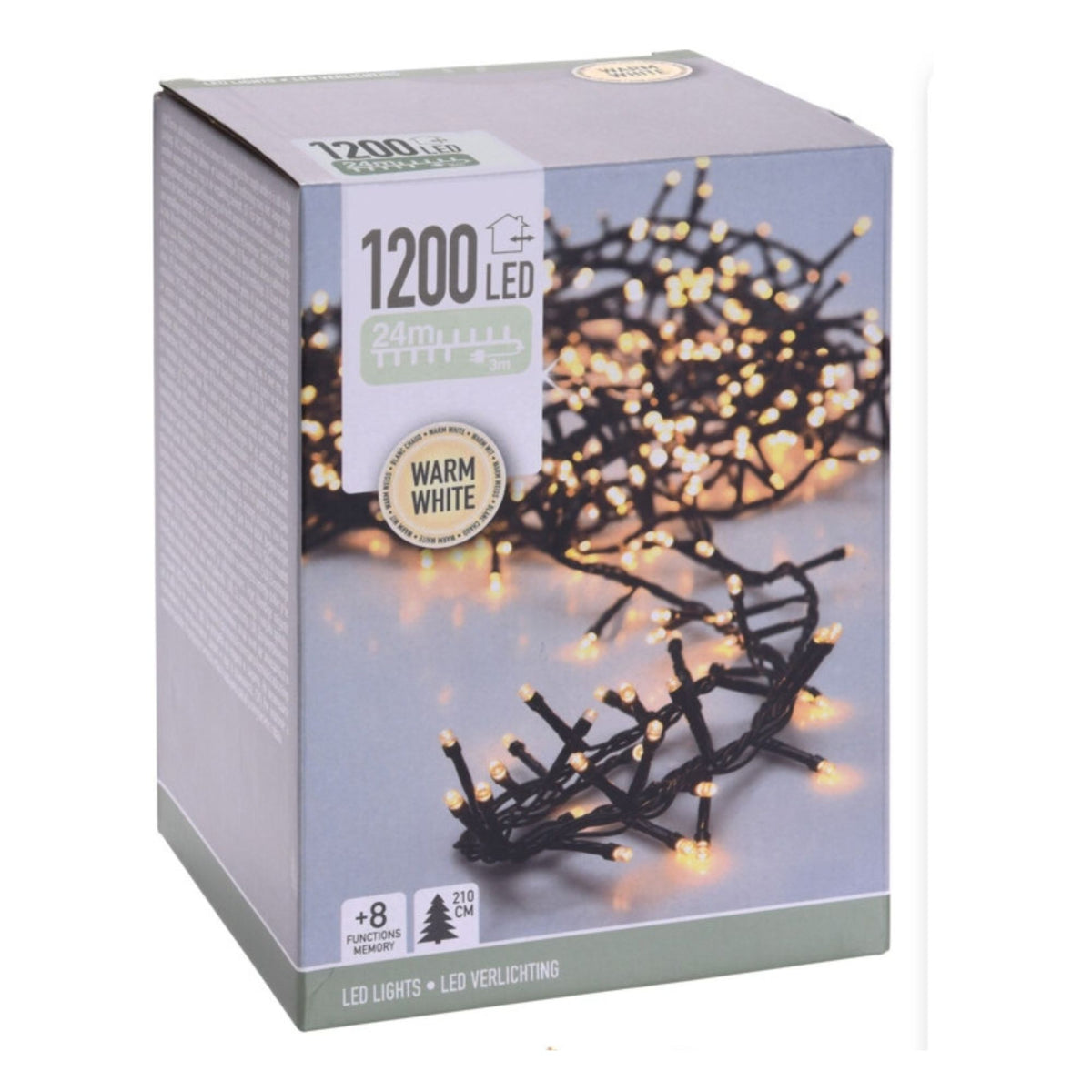 Instalatie luminoasa cu 1200 leduri, 24 metri