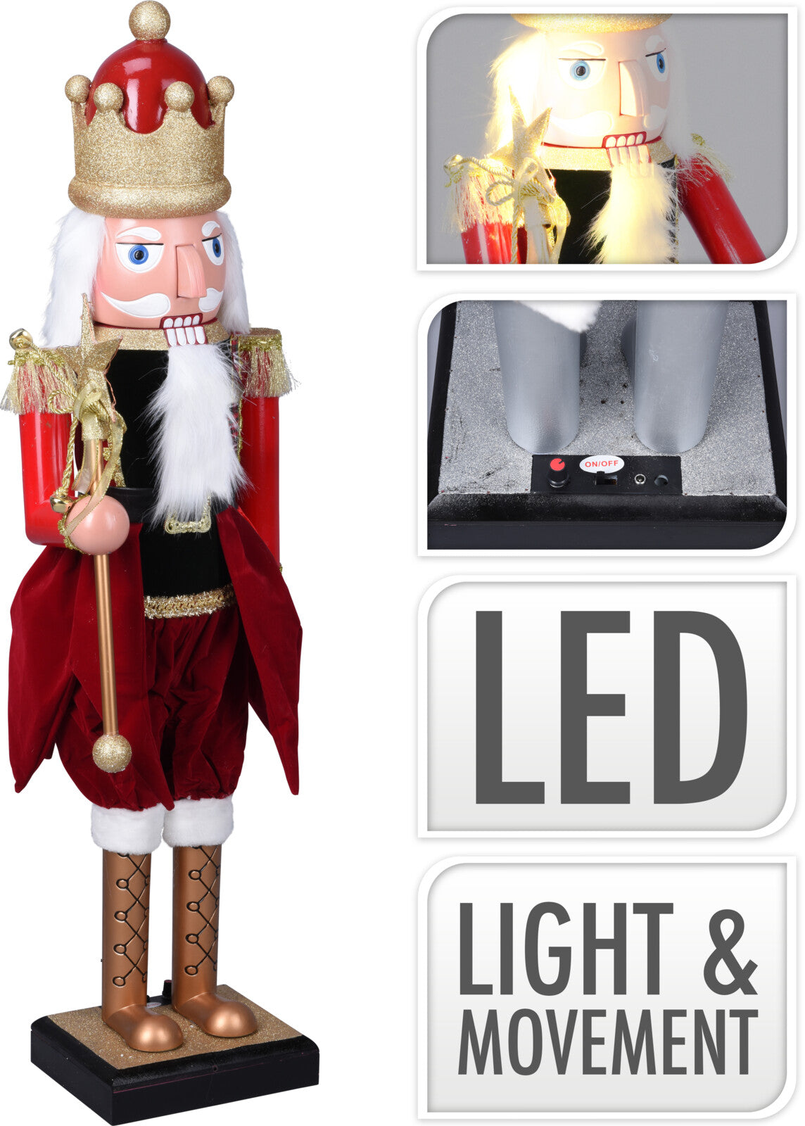 Spargator nuci 115 cm LED