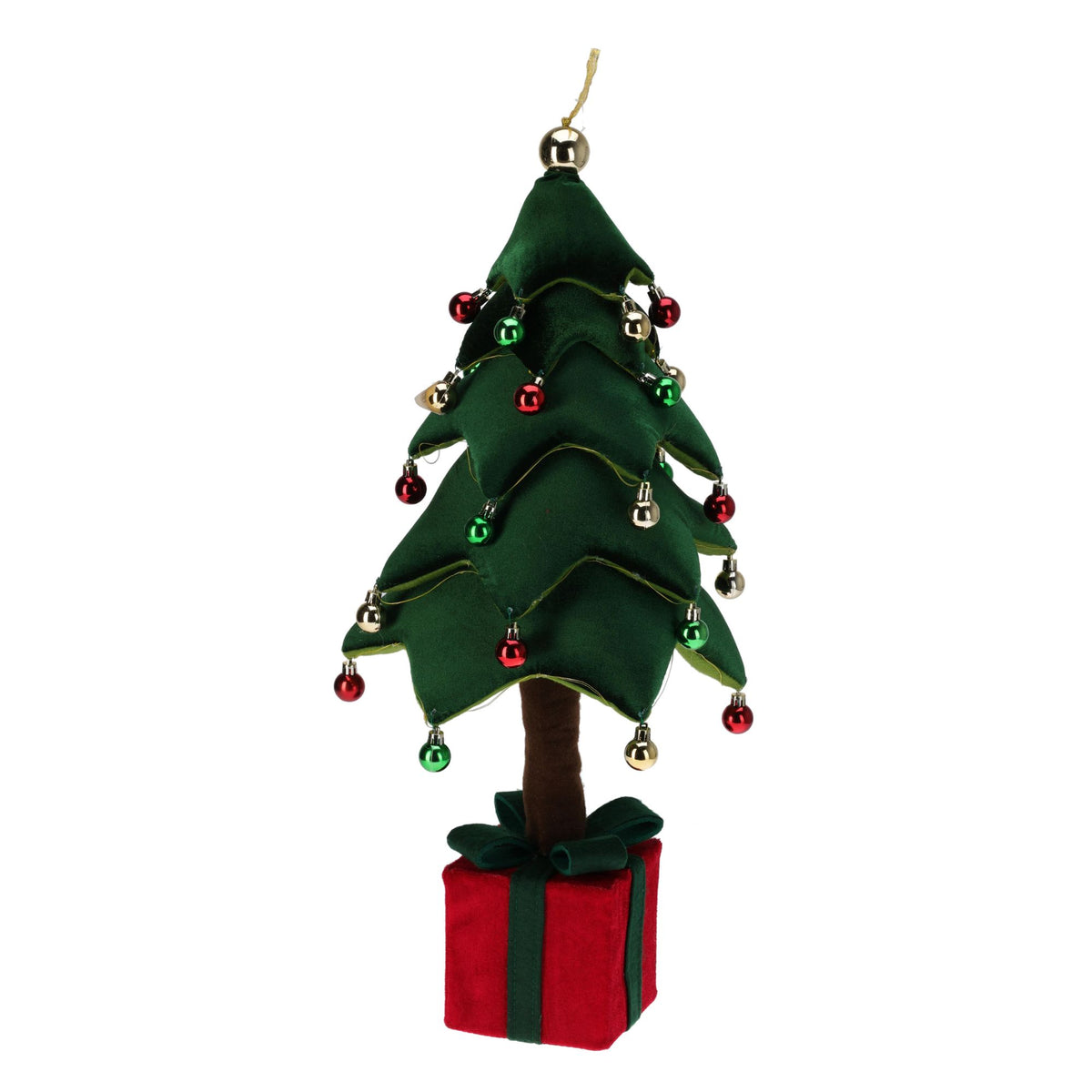Decoratiune luminoasa brad Craciun telescopic, 70 cm