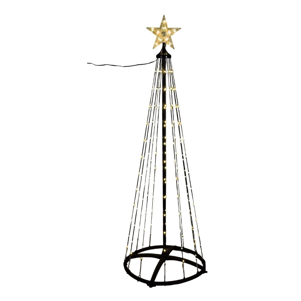 Decoratiune luminoasa brad 154 leduri, 150 cm