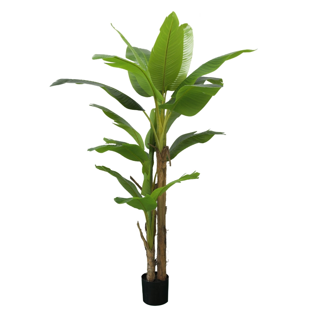 Planta decorativa artificiala bananier in ghiveci de plastic, 200 cm