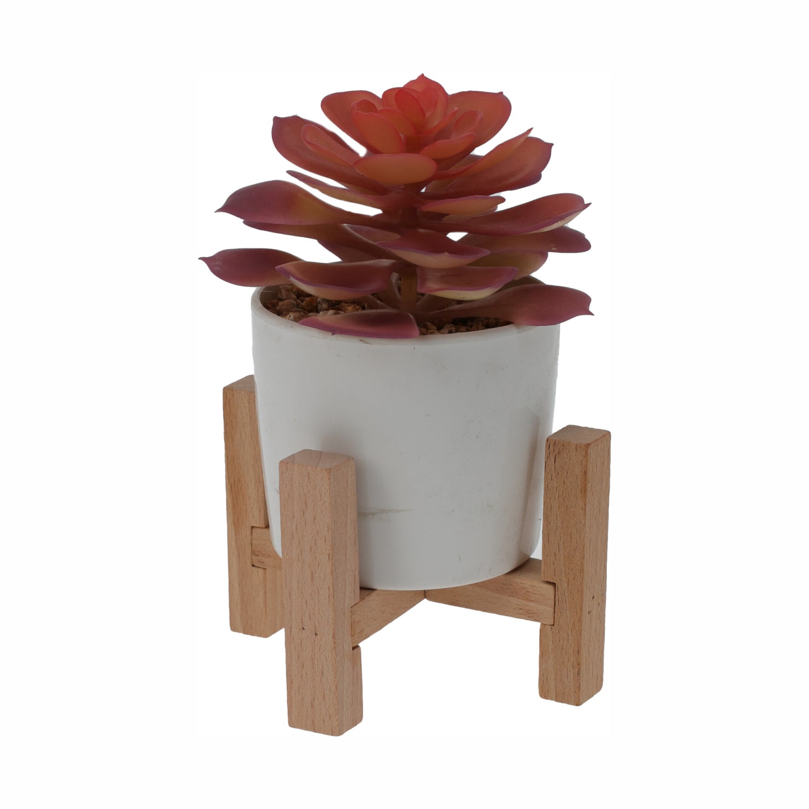 Planta suculenta artificiala Echeveria in ghiveci 16 cm