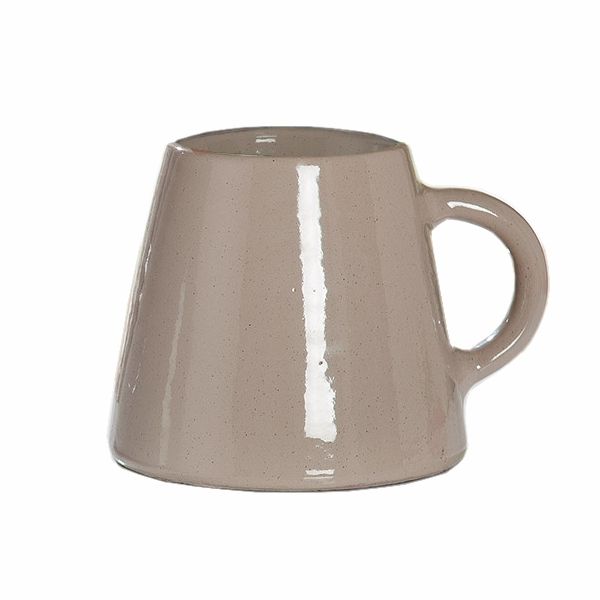 Suport flori ceramic Vigo maro de douazeci si unu centimetri pentru decor interior
