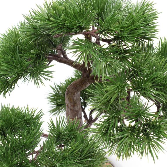 Bonsai artificial pin in vas ceramic 38 cm, aspect foarte real