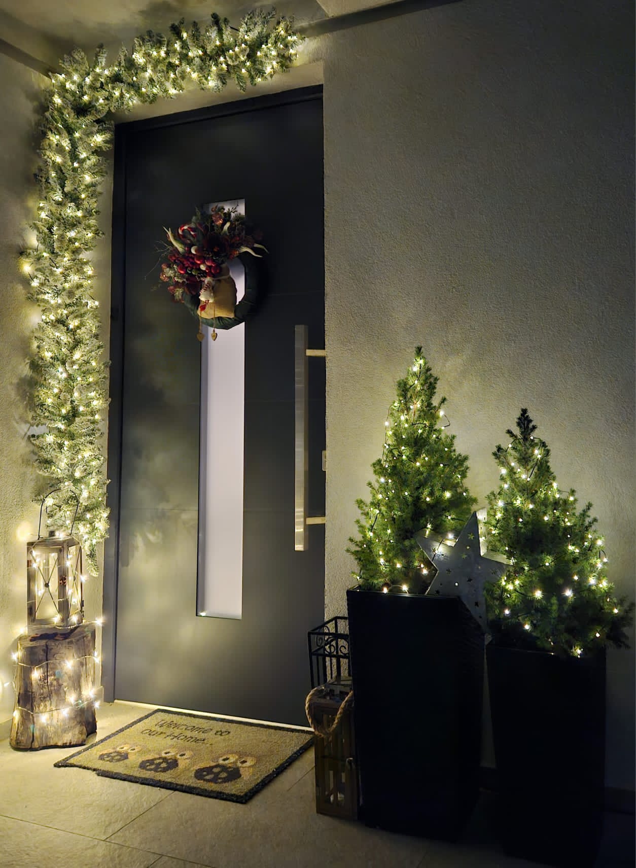Ghirlanda Flock LED conector 270 cm/30 cm