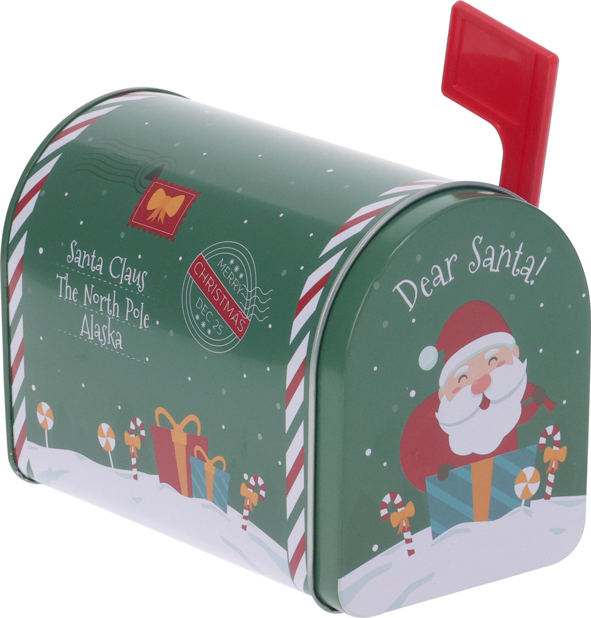 Decoratiune Craciun set 4 cutii depozitare 2 cutii mari/2 cutii mici