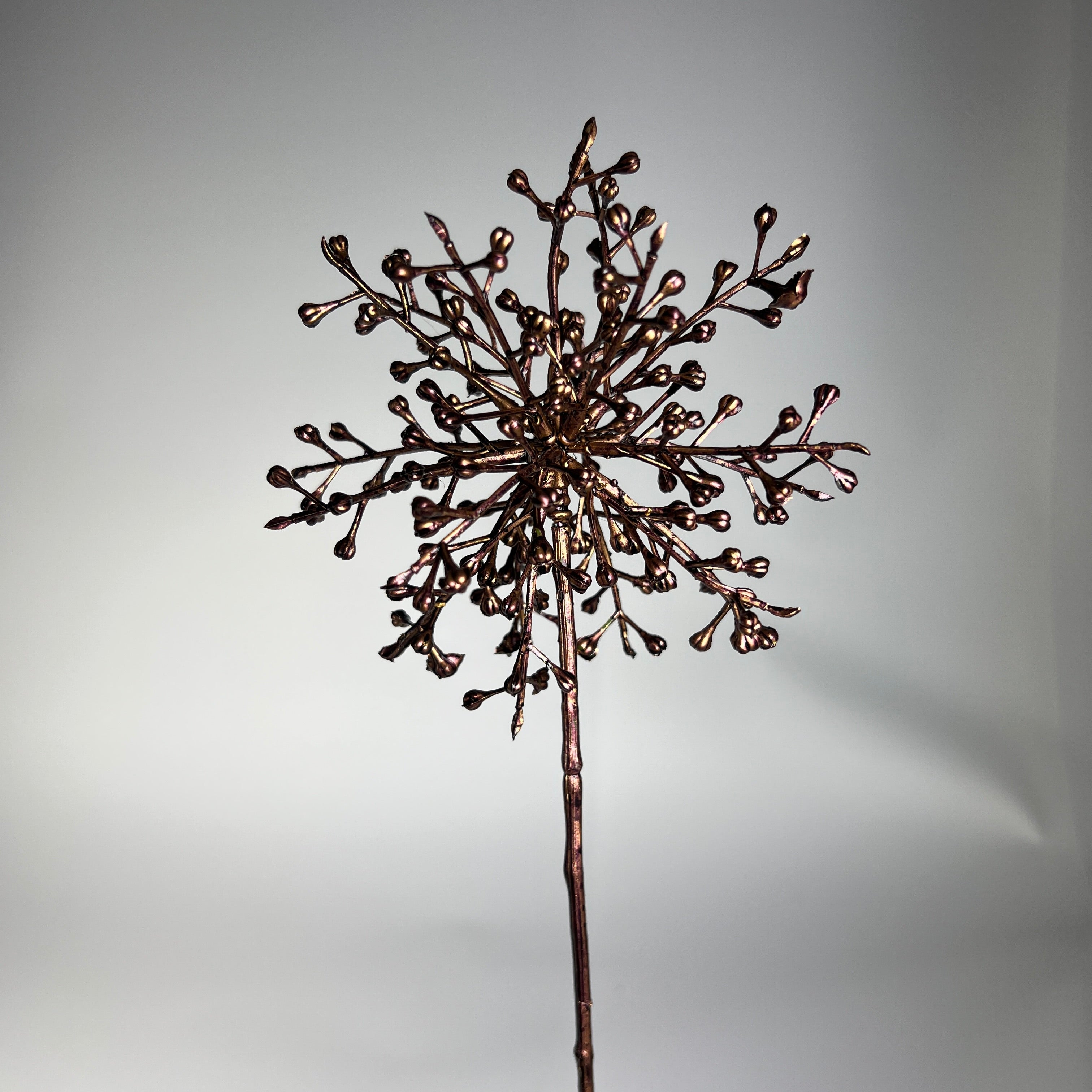 Set trei decoratiuni de Craciun Agapanthus roz 44 cm