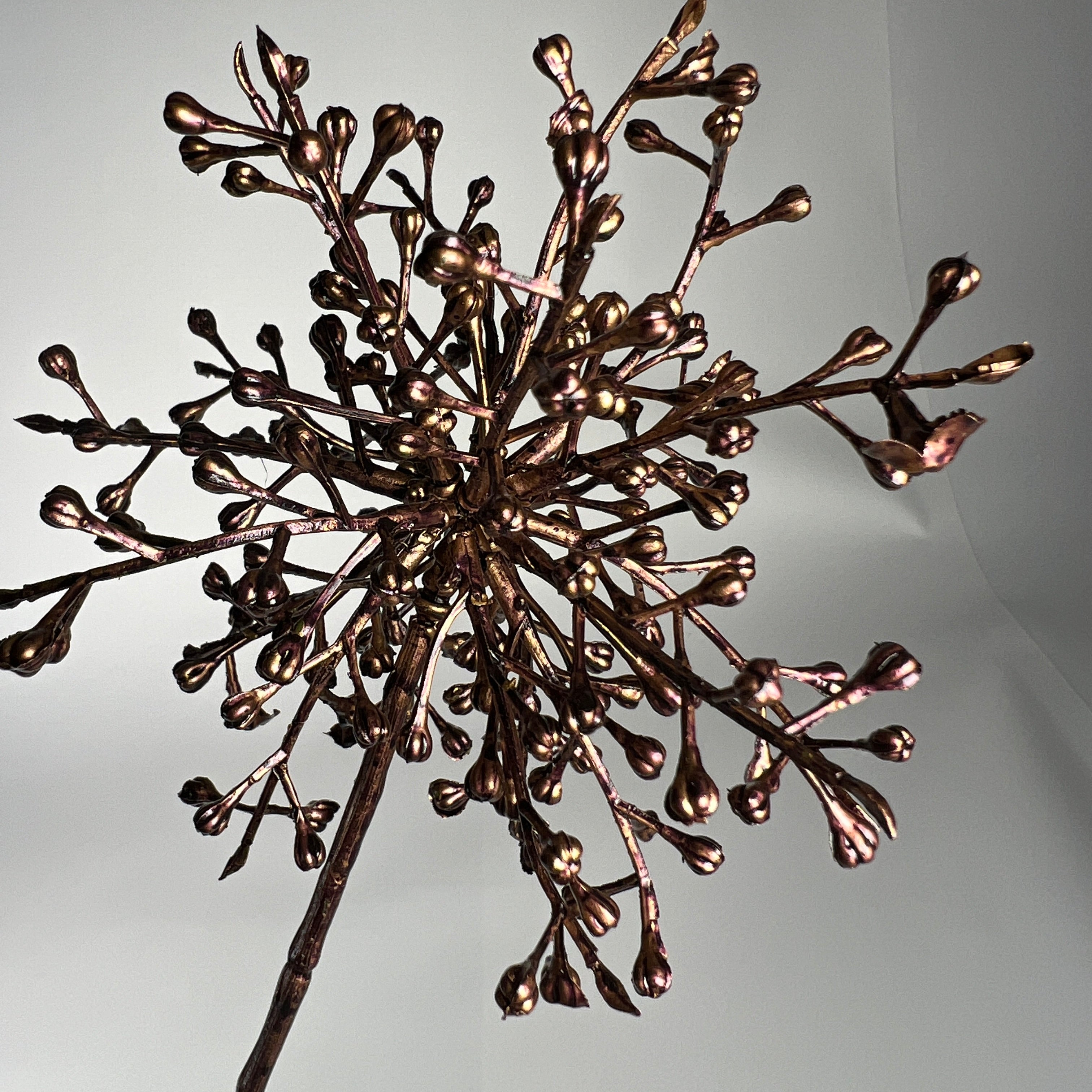 Set trei decoratiuni de Craciun Agapanthus roz 44 cm