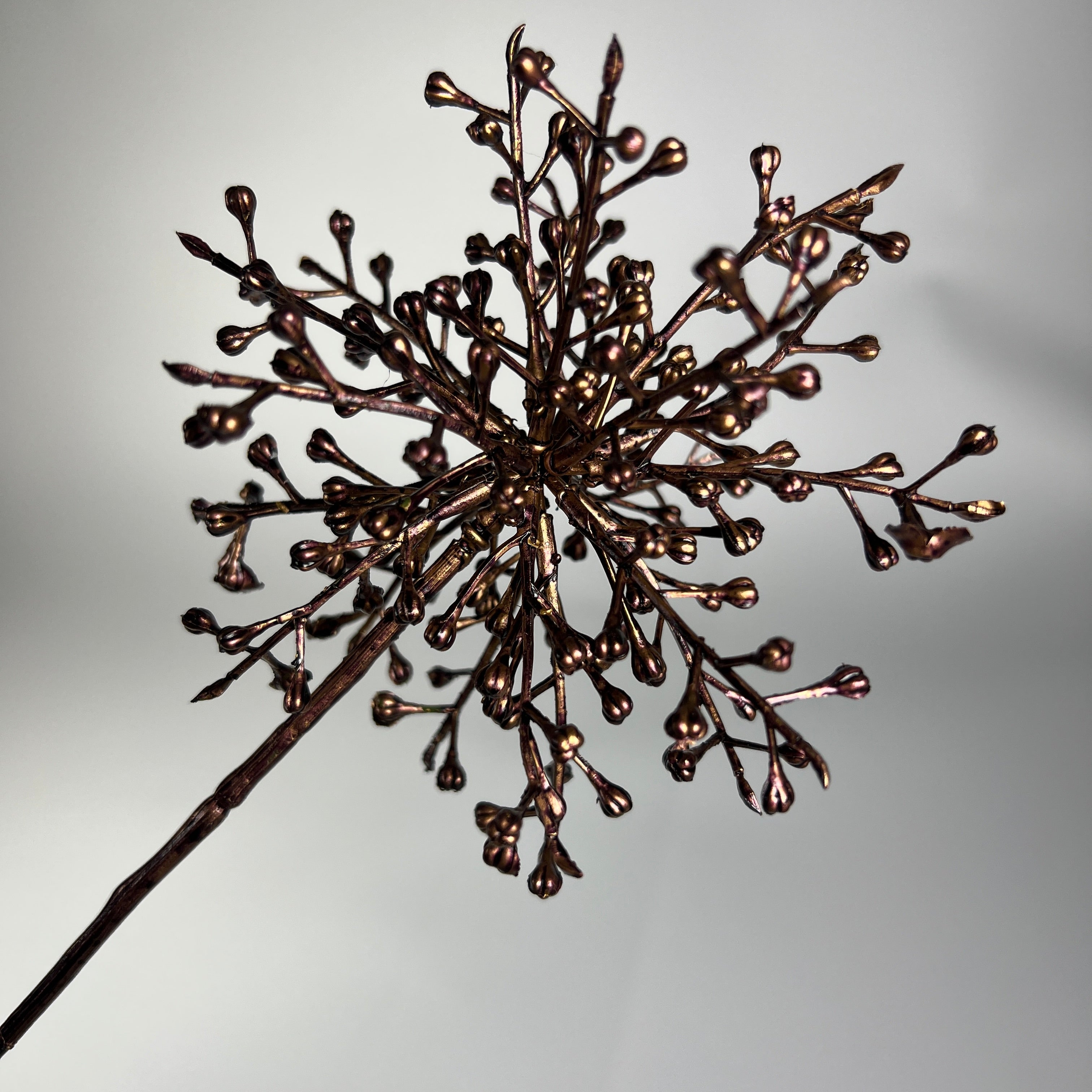 Set trei decoratiuni de Craciun Agapanthus roz 44 cm