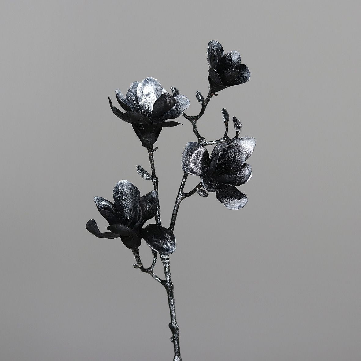 Magnolie neagra cu sclipici 85 cm