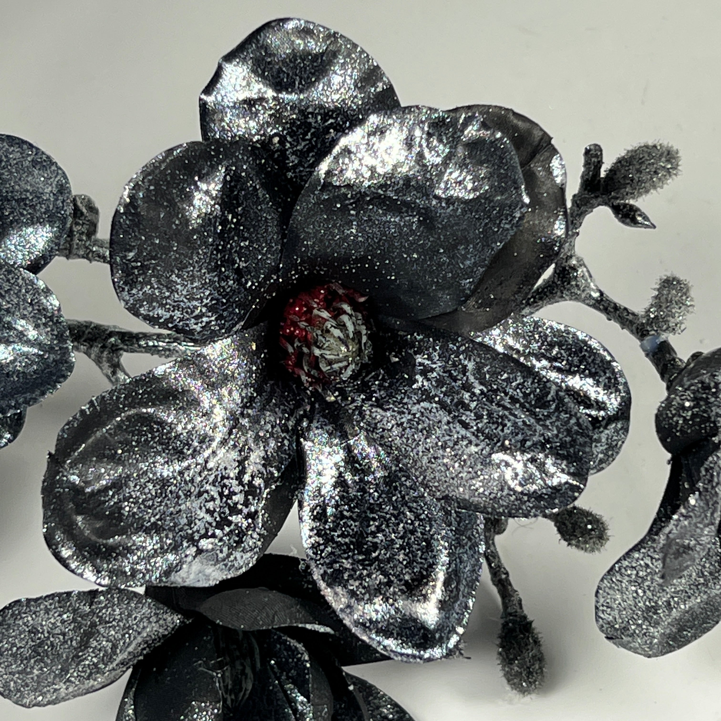Magnolie neagra cu sclipici 85 cm