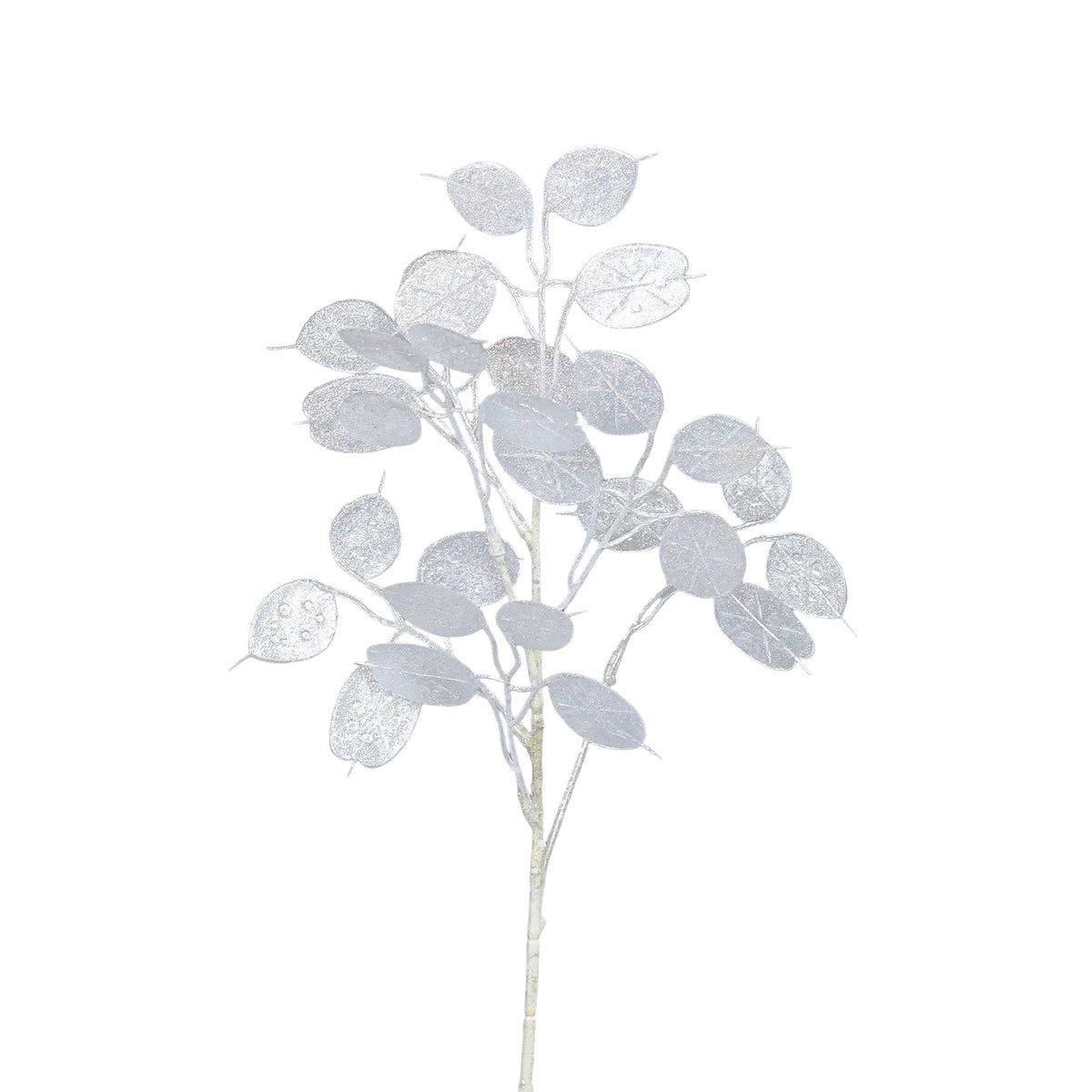 crenguta artificiala lunaria alba cu aspect natural pentru vaza