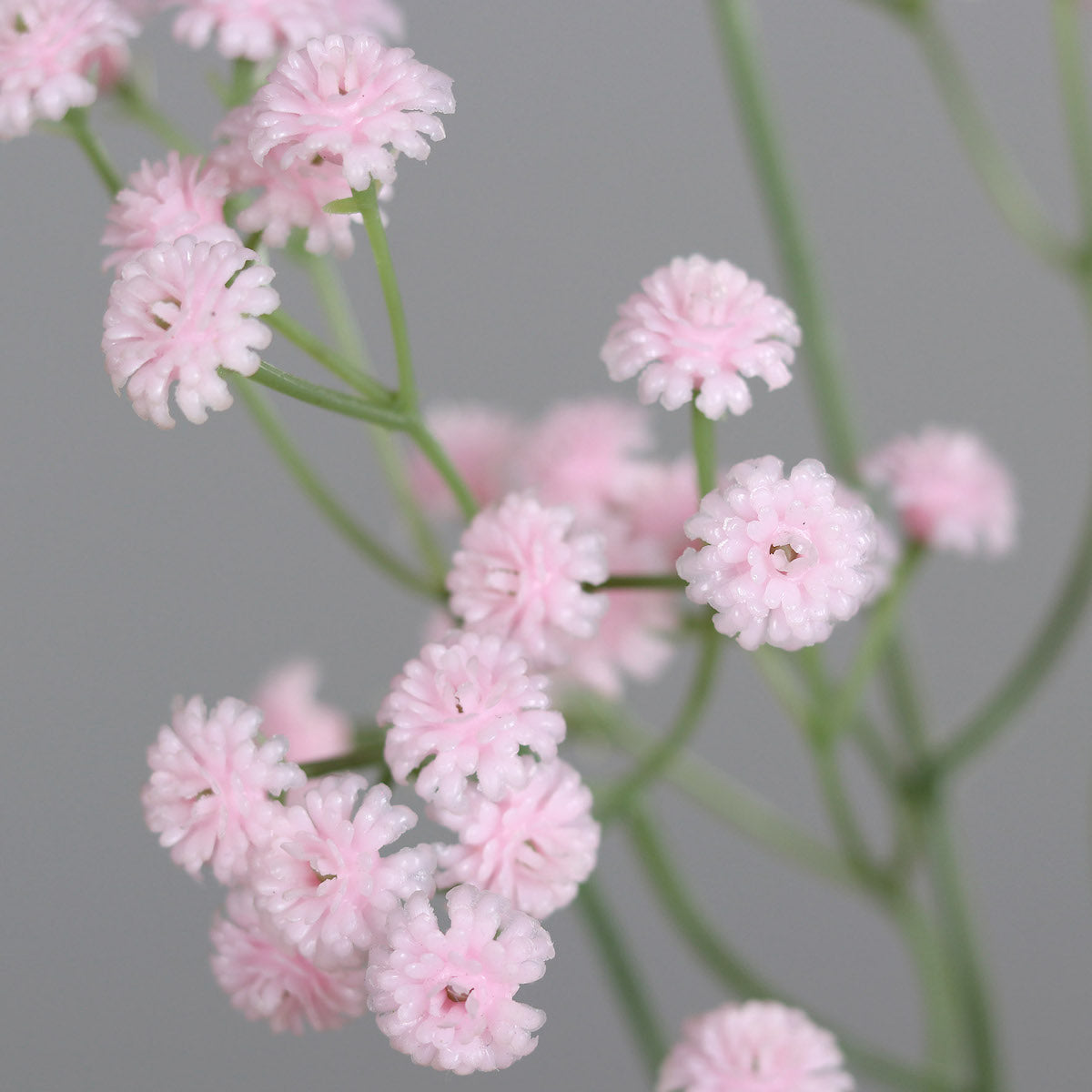 Crenguta de Gypsophila artificiala, culoare roz, 63 cm