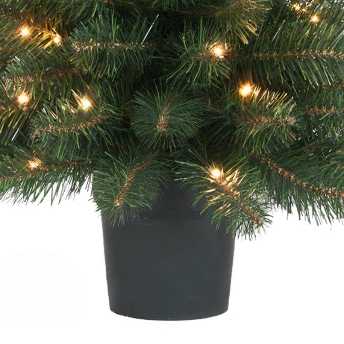 Brad artificial Dakota Pot Tree LED 90 cm