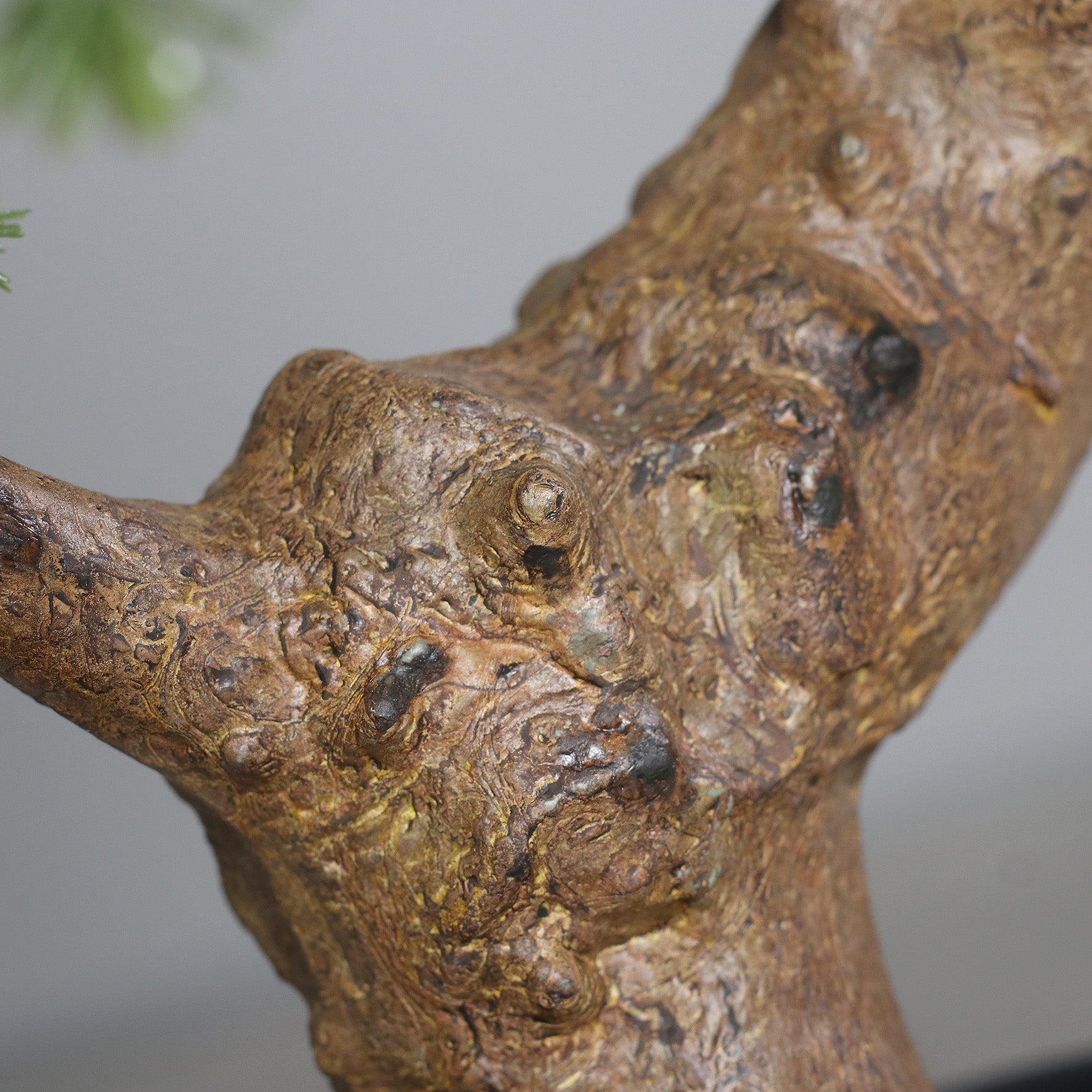 Bonsai artificial in ghiveci negru plastic, 83 cm