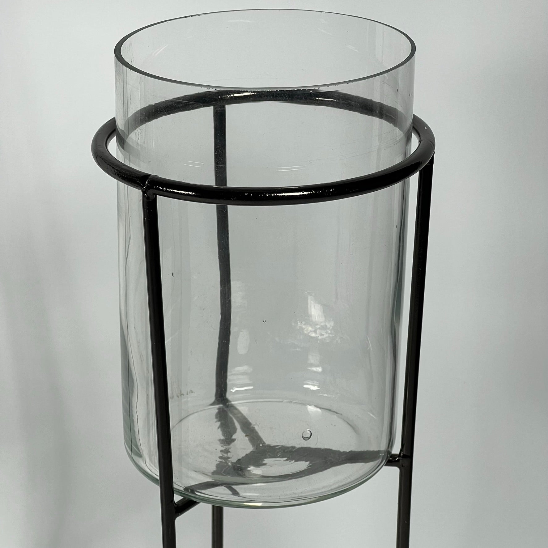 Suport lumanare set Negro 60 cm aluminiu