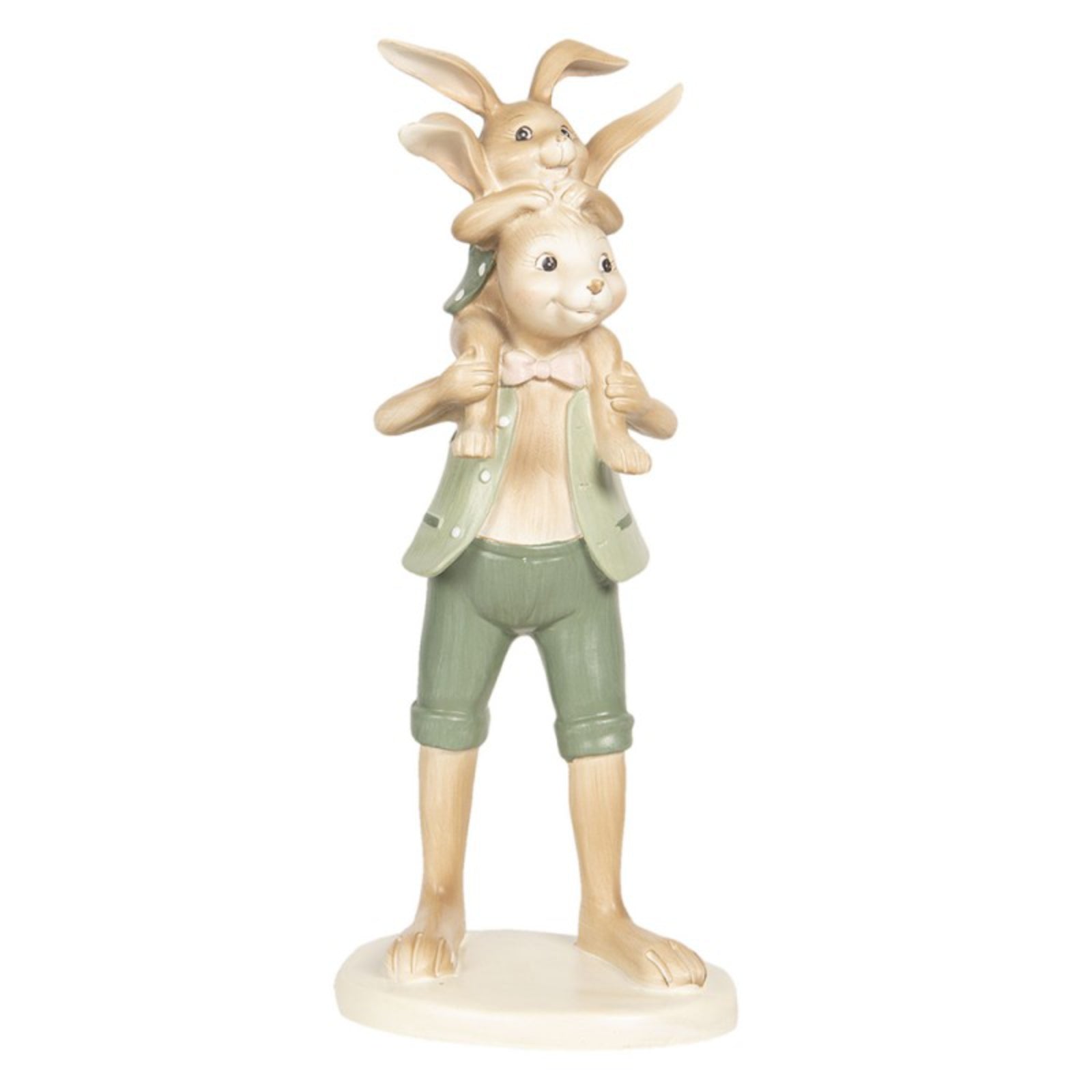 Iepurasi Paste tata si puiutul 10x10x25 cm