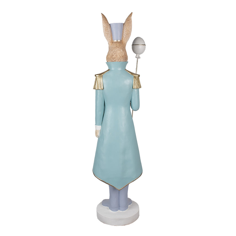 Decoratiune Pasti iepuras domn in costum de ofiter, 127 cm