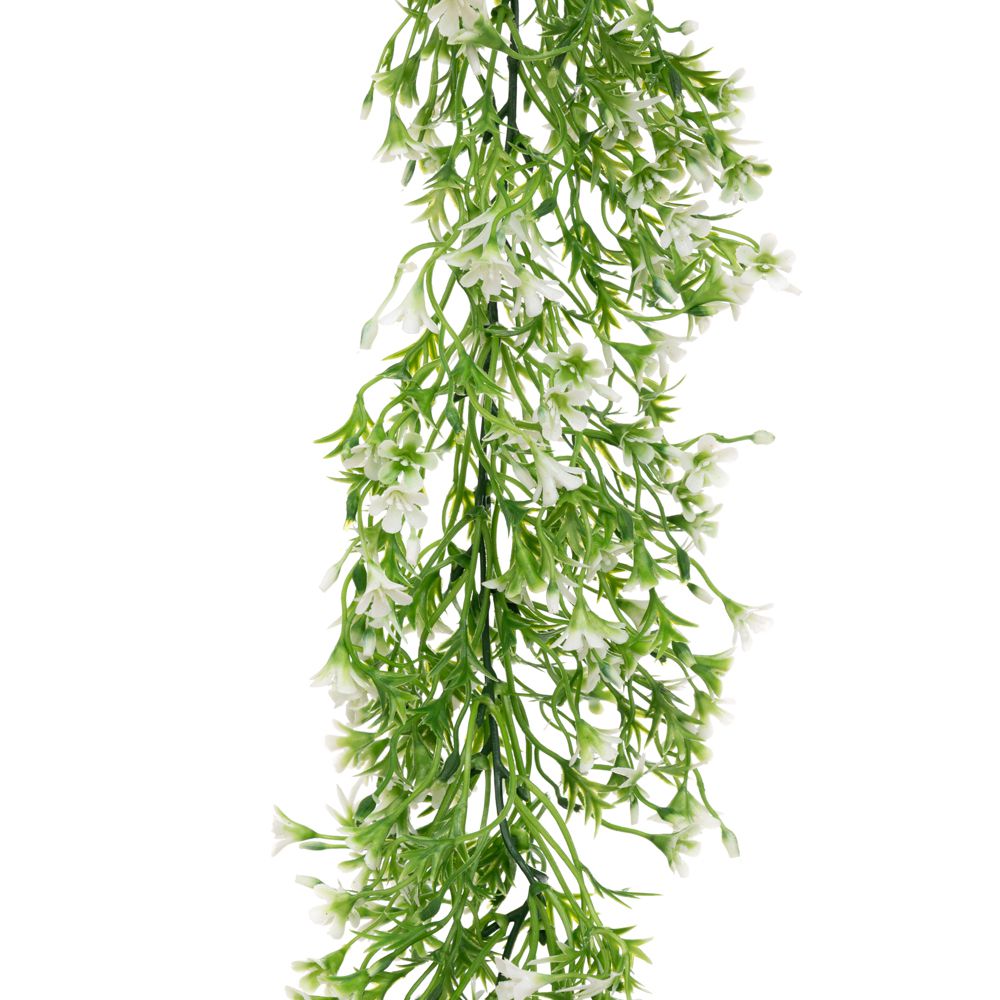 Gipsophilia alba artificiala curgatoare de agatat 165 cm cu protectie UV si la incendiu