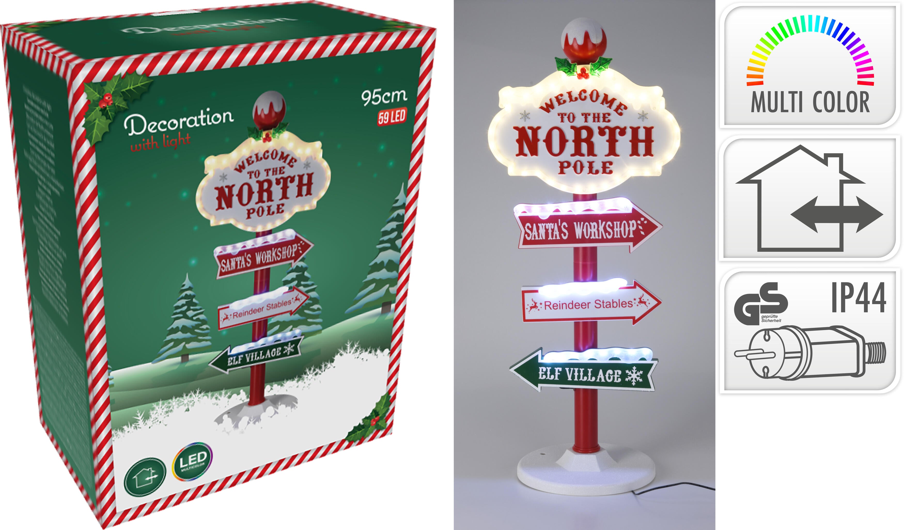 Semn Polul Nord outdoor 95 cm