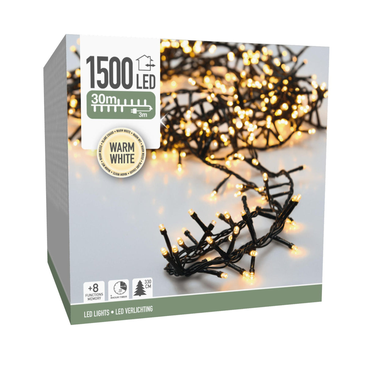 Instalatie luminoasa cu 1500 leduri, 30 metri
