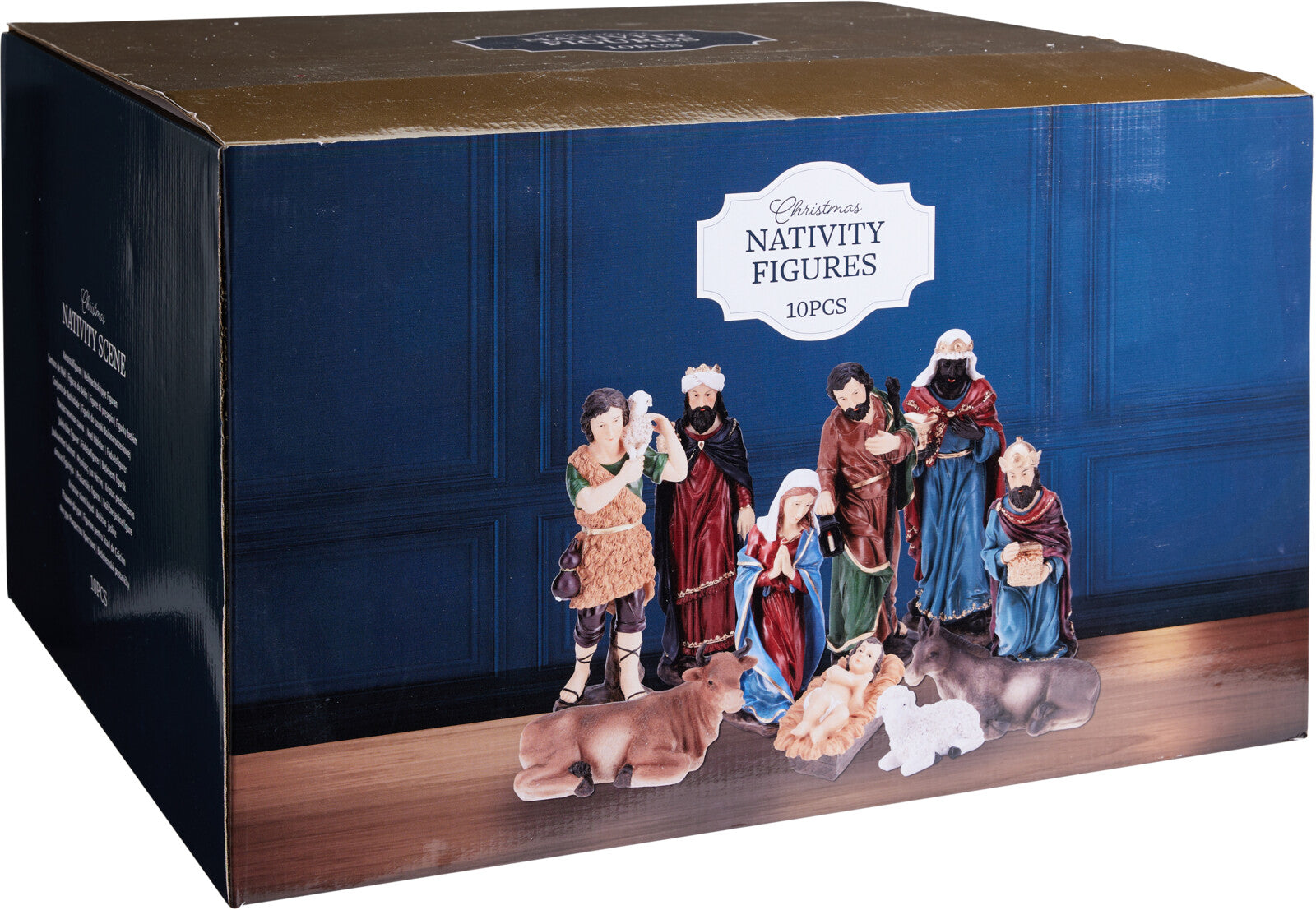 Figurine Scena Nativa, 10 piese, 40 cm