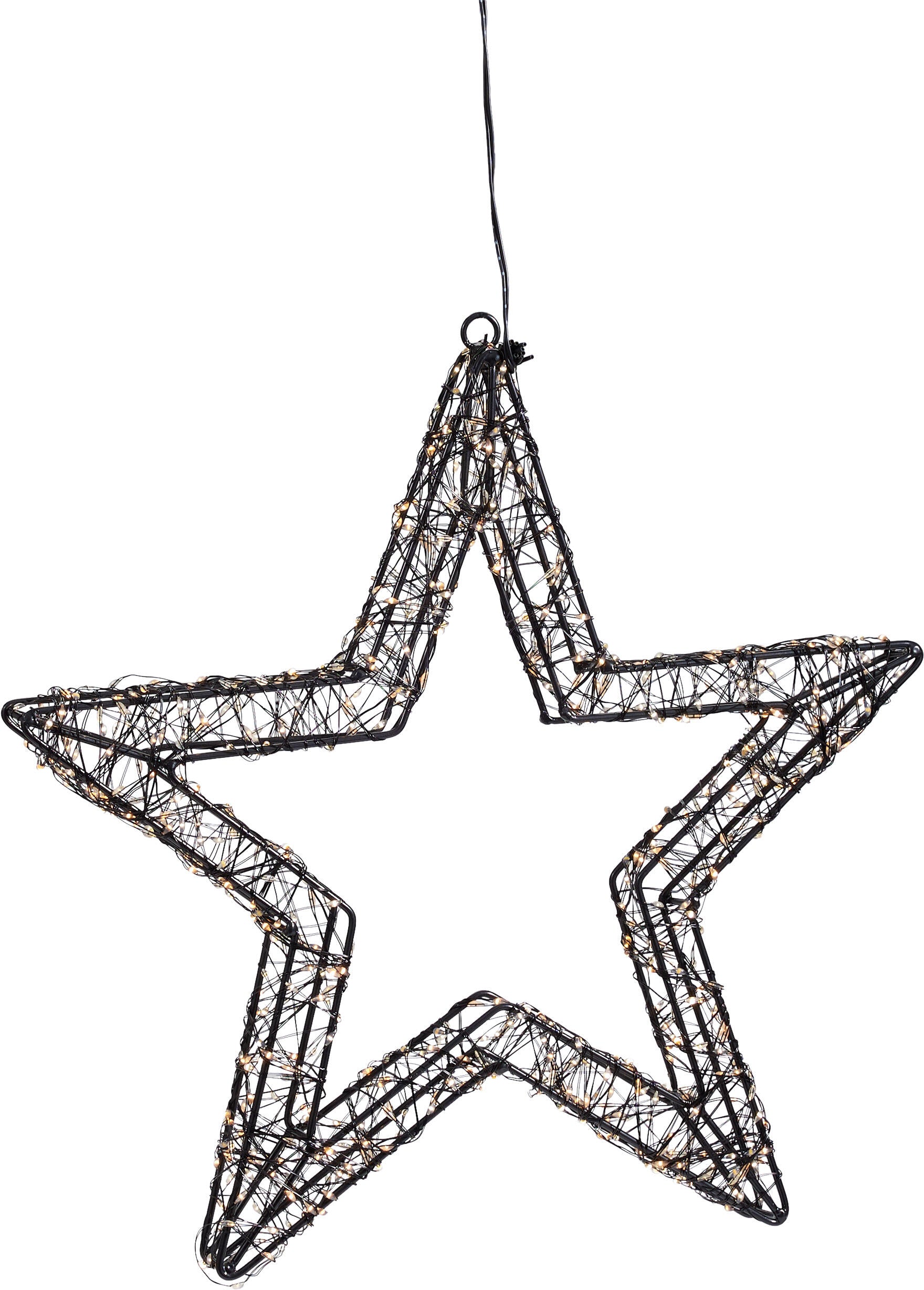 Decoratiune luminoasa in forma de stea cu 800 LED-uri pentru exterior
