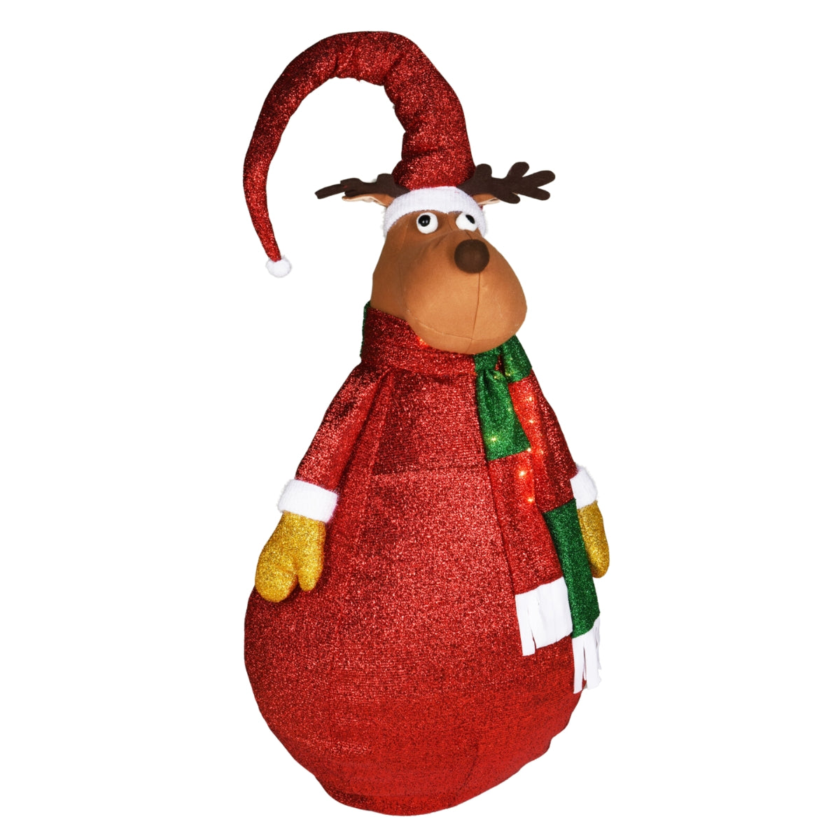 Decoratiune de exterior ren, iluminata cu leduri, 140 cm