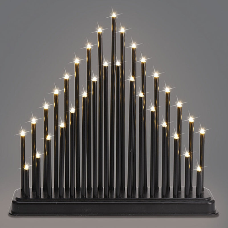 Lampa cu 33 becuri sub forma de lumanari, 34 cm