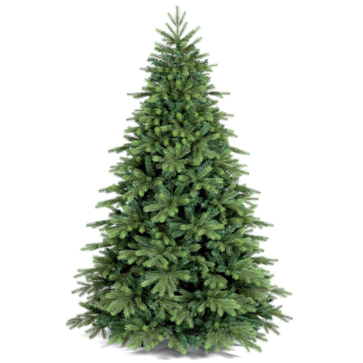 Brad artificial de lux Nordland Premium cu inaltimea de 210 cm pentru decorul de Craciun