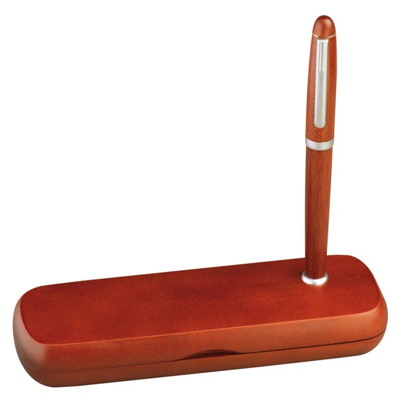 Set pix si stilou argintiu ELITE