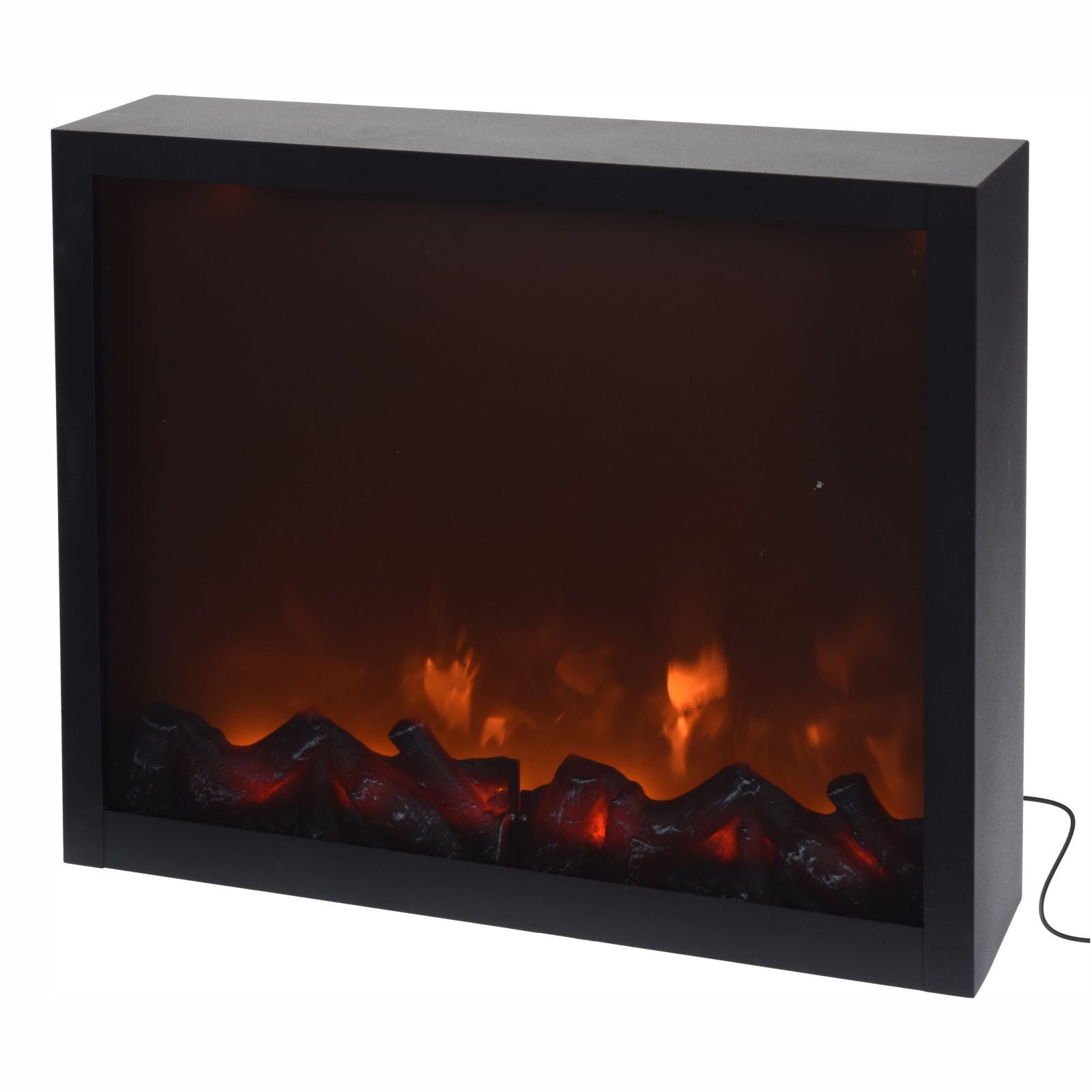 Semineu cu flacari LED, 41 cm