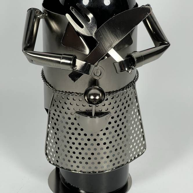 Suport metalic Bucatar pentru sticla de vin