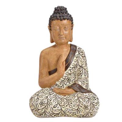 Figurina Buddha din polirasina maro 37 cm