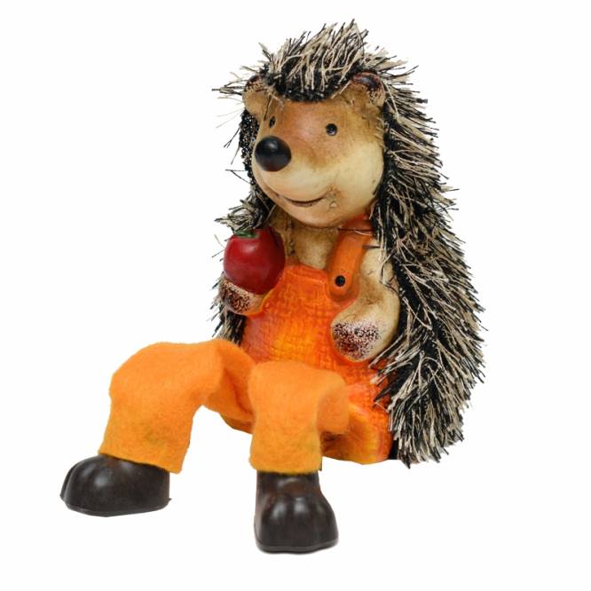 Figurina Arici portocaliu sau verde 17 cm