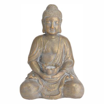 Figurina Buddha cu lampa solara 44 cm