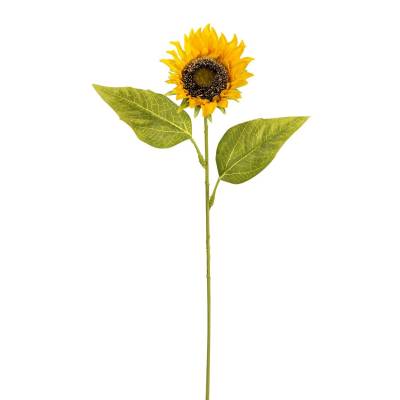 Floarea-soarelui artificiala, la fir, 65 cm