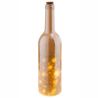 Decoratiune Sticla cu LED Ploaie stele 29 cm
