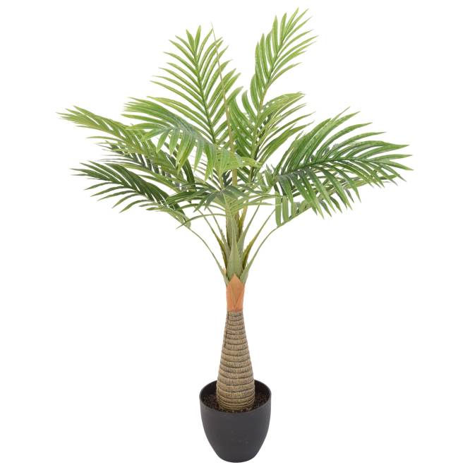 Planta decorativa artificiala Palmier Kentia in ghiveci 80 cm
