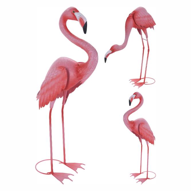 Decoratiune gradina flamingo 85 cm