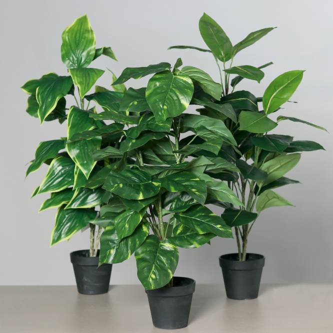 Planta verde artificiala aspect 100% natural 70 cm