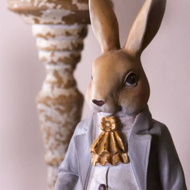 Figurina Iepuras Paste elegant 17x9x46 cm