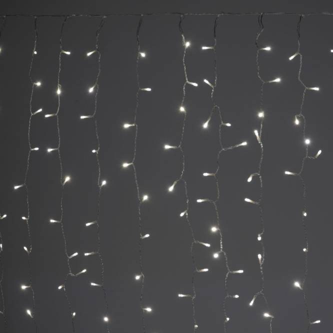 Instalatie luminoasa tip perdea cu 900 leduri, outdoor, 3 x 3 m