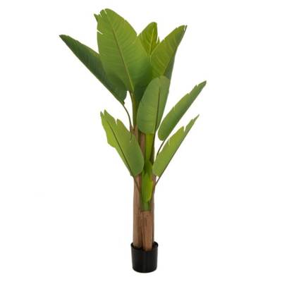 Planta decorativa artificiala Ravenala in ghiveci de plastic 165 cm