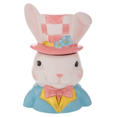 Decoratiune Pasti, recipient pentru prajiturele sub forma de iepuras, 27 cm